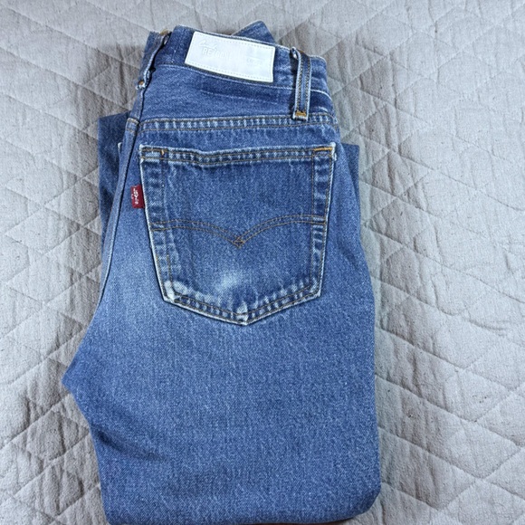 RE/DONE The CRAWFORD Straight Leg Women’s Jeans Classic Blue size 24 - Picture 7 of 15